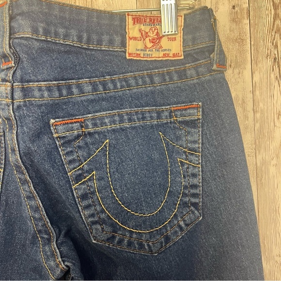 True Religion Blue Flare Jeans 30 - Picture 3 of 5